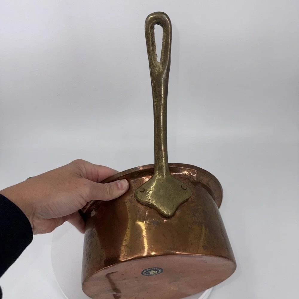 Vintage Copper Saucepan Pot Handmade In Turkey-National‎ Coper Collection